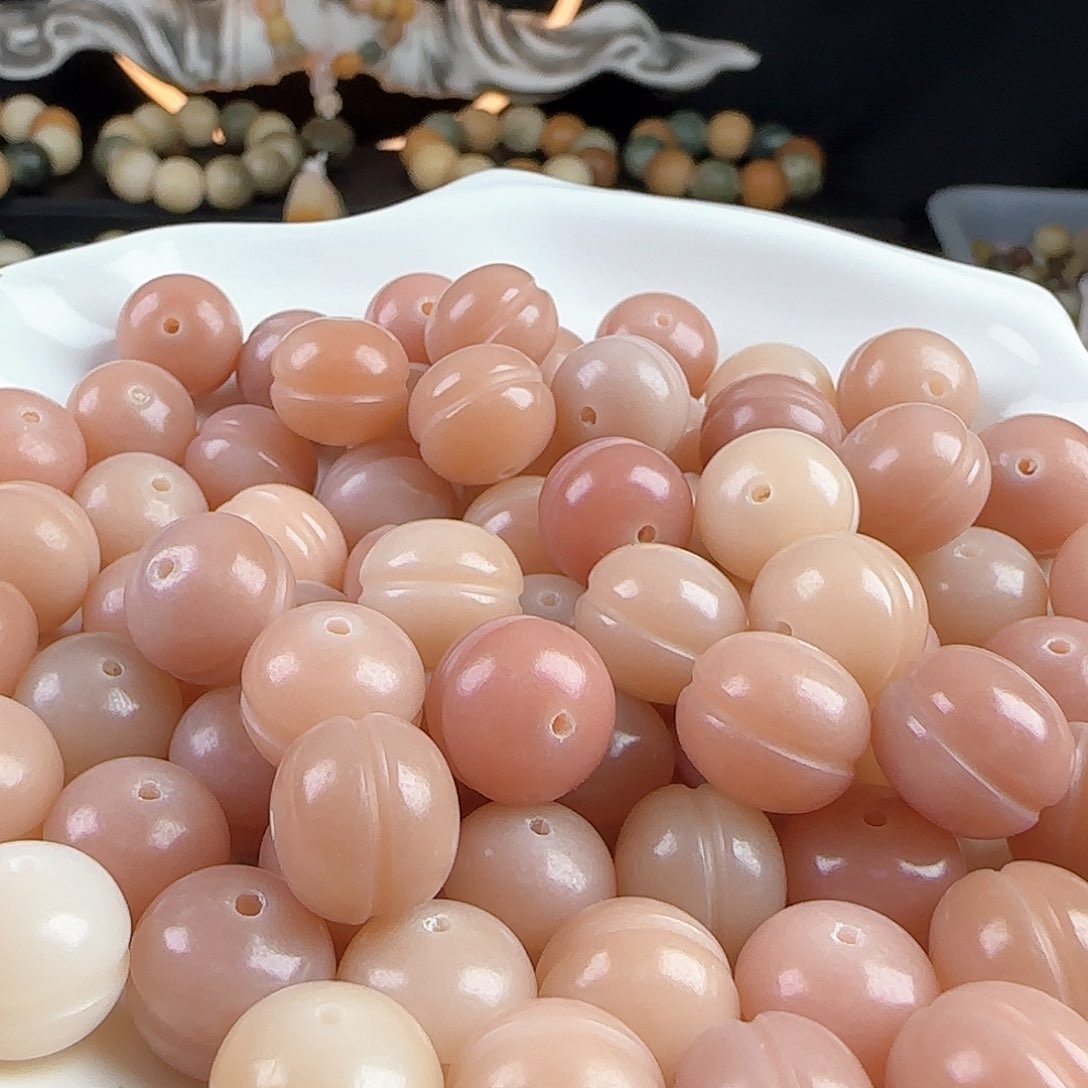 菩提根/象牙果吊坠卡14粉色汉堡40颗➕10颗备珠