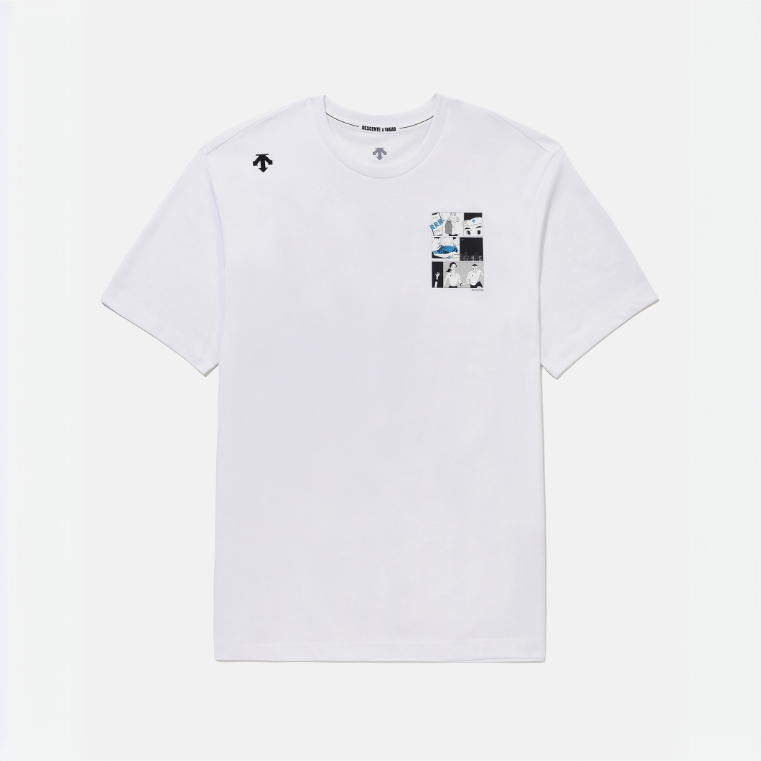 DESCENTE/迪桑特男女通用款运动短袖T恤联名款SQ223ETS61