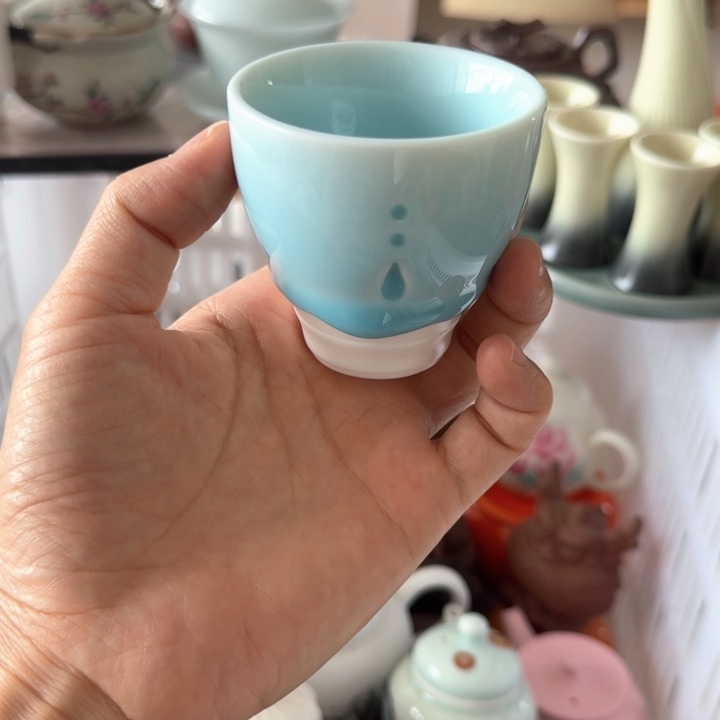 微瑕陶瓷茶具茶杯茶壶