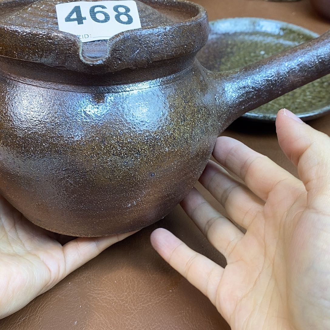 壶柴烧粗陶烤茶罐一物一拍1000