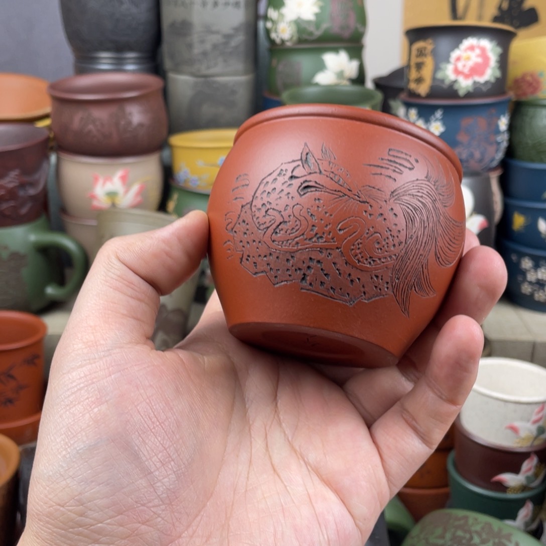 紫砂茶杯紫砂茶杯