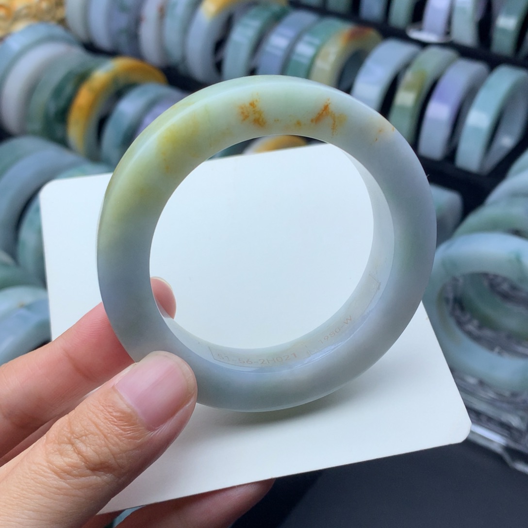 定制翡翠定制手镯未镶嵌定制51-56