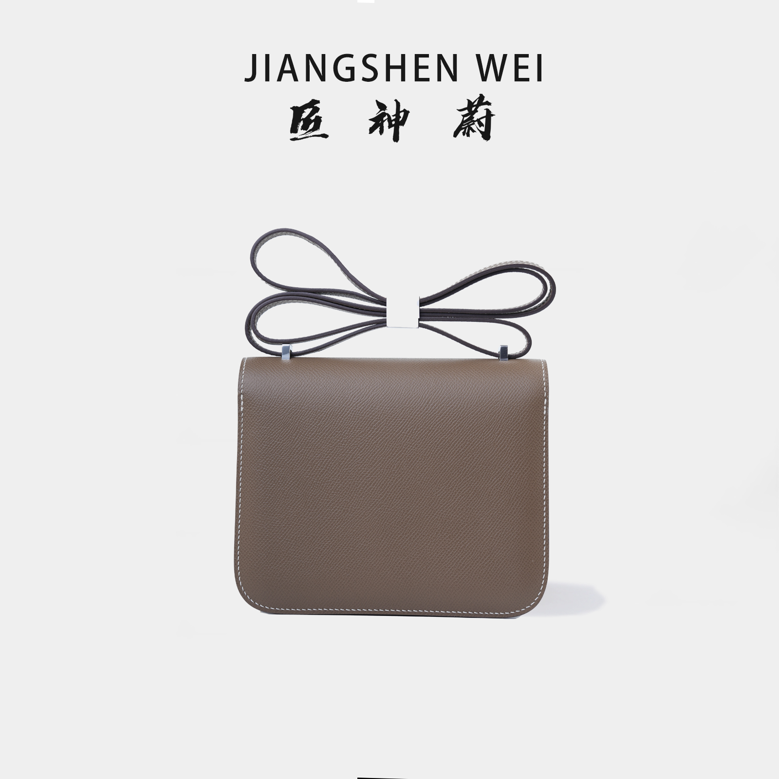 匠神蔚小康经典休闲牛皮 新款女士手工包 简约百搭真皮复古单肩01