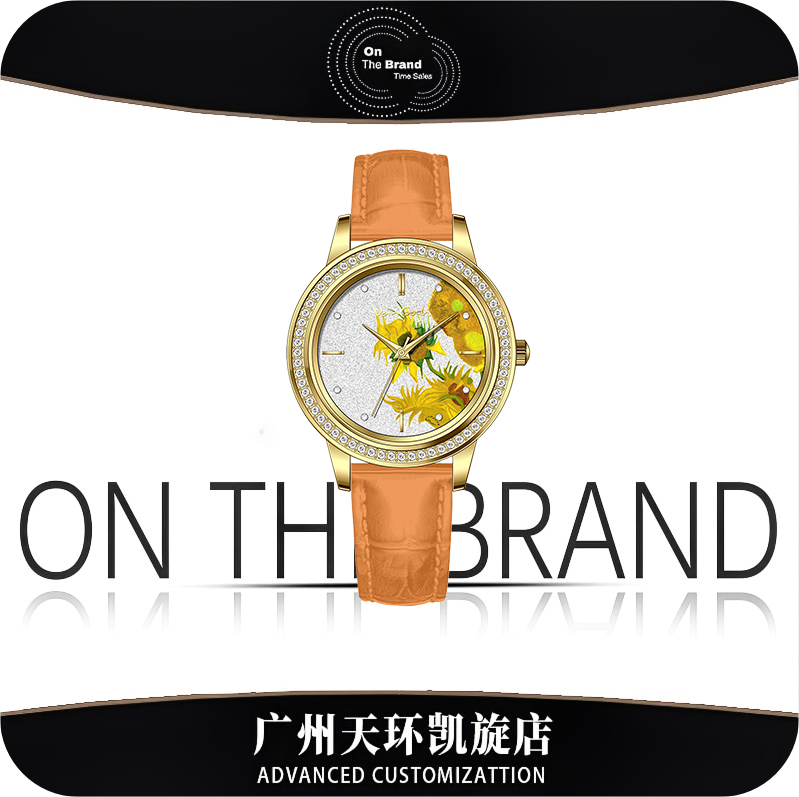 【天环快闪店】全新/未拆封VANGOGH【向日葵】画梦系列潮流女表VG6607
