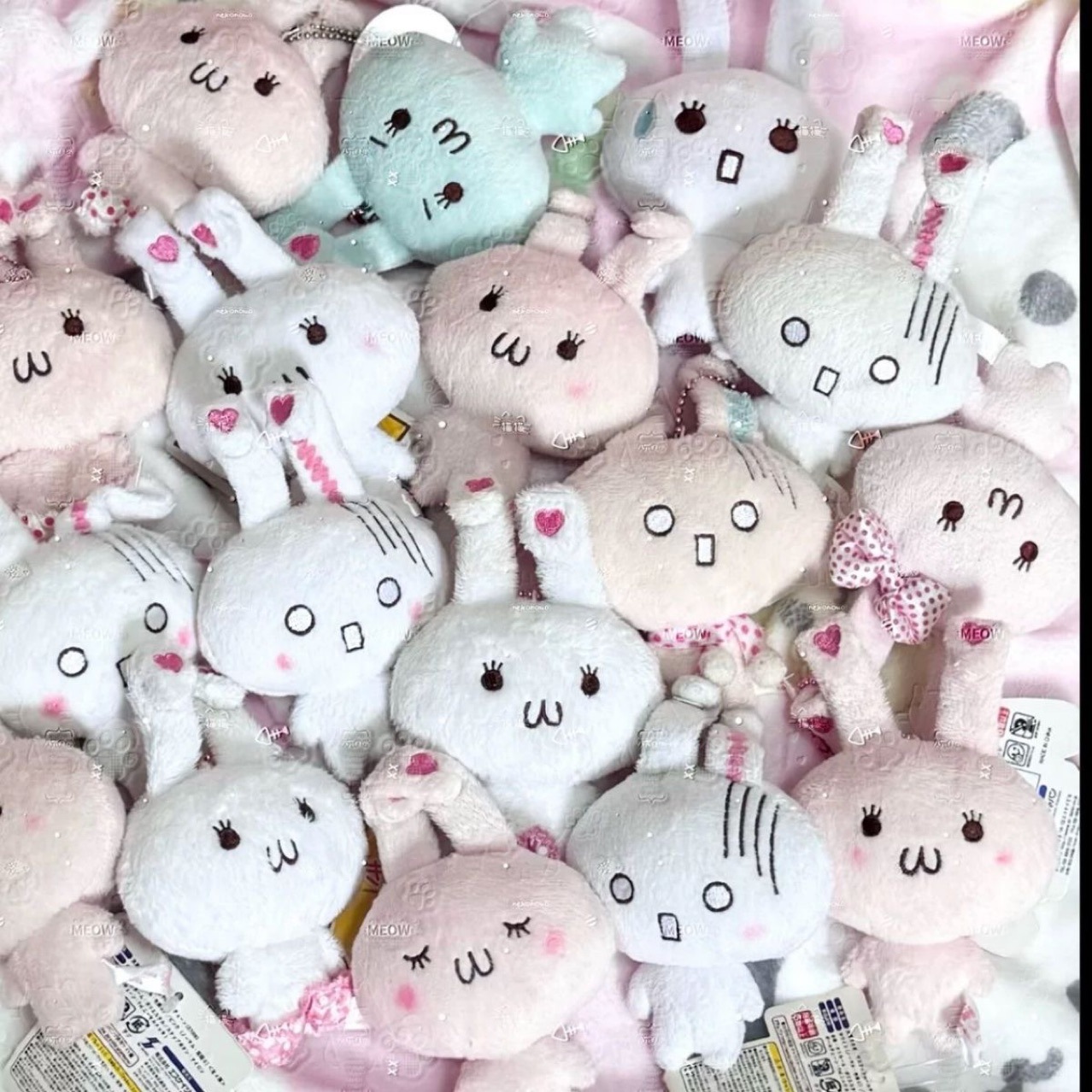 日系小众超萌中古兔玩偶可爱洗衣小兔毛绒公仔挂件送女生生日礼物