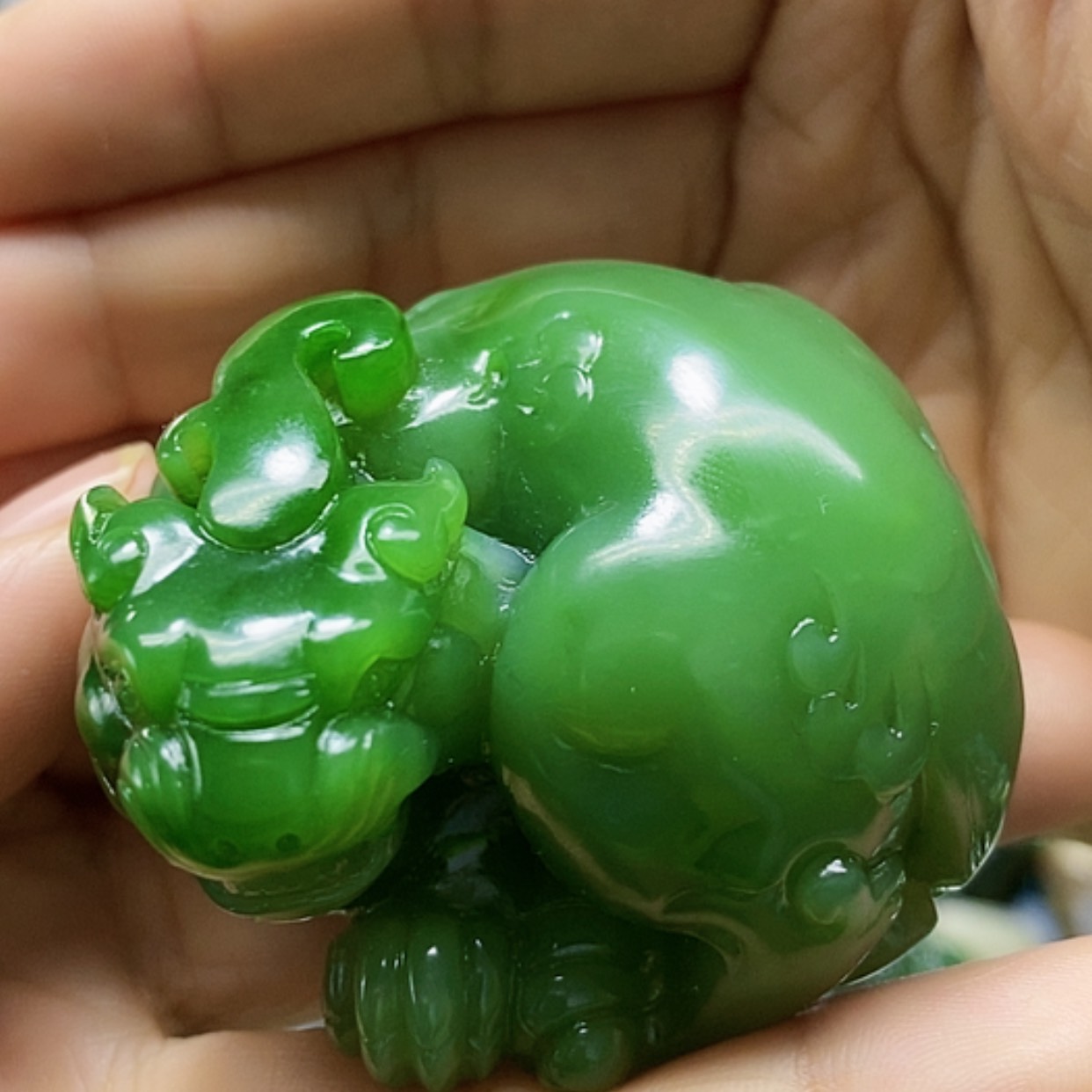 【闪购商品】和田玉（碧玉）把件未镶嵌