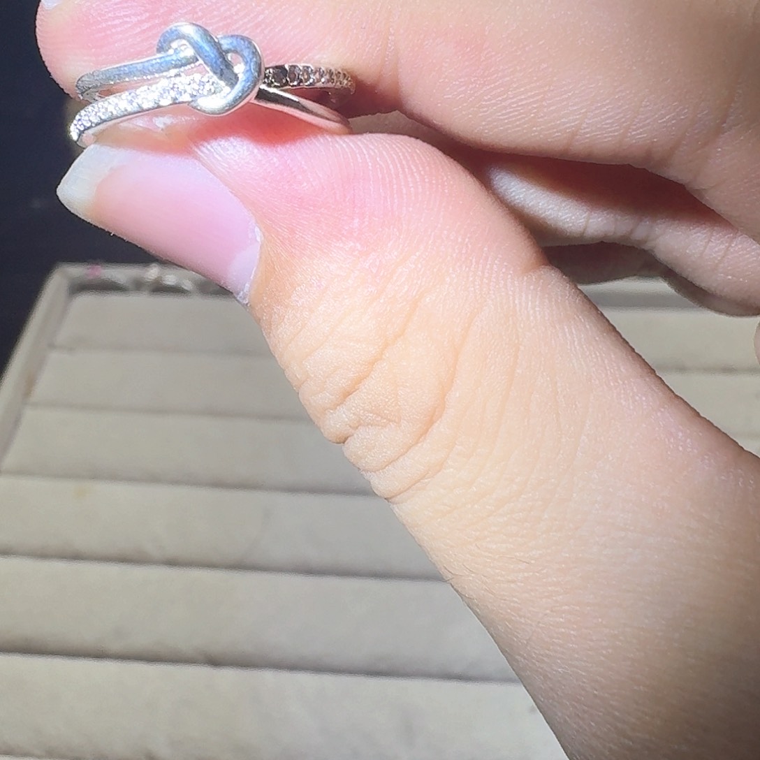 芙蓉石戒指银S925镶嵌