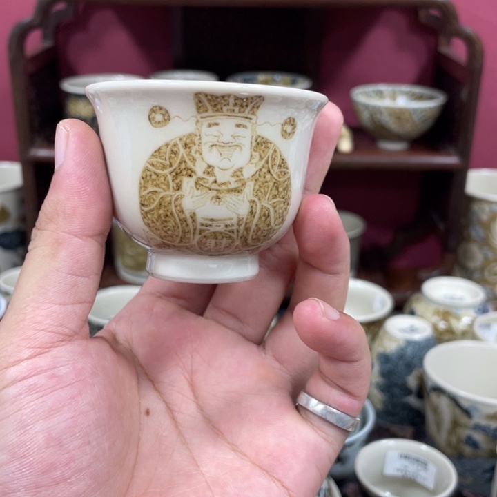 摆件景德镇陶瓷老陶下午场