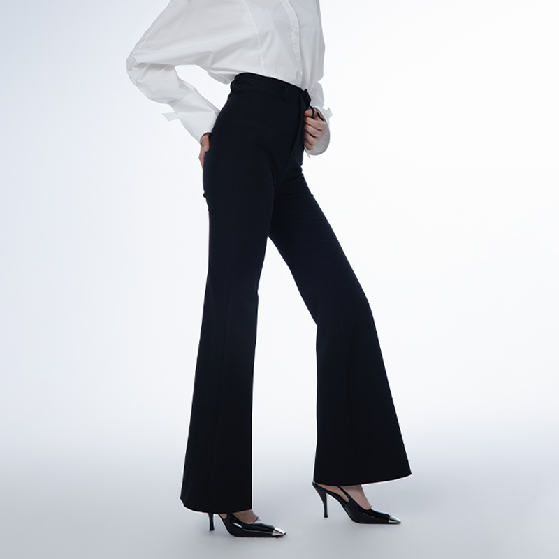 SCARLETT'S LUGGAGE神裤 连腰女西裤 微喇连腰高腰 显瘦大长腿003