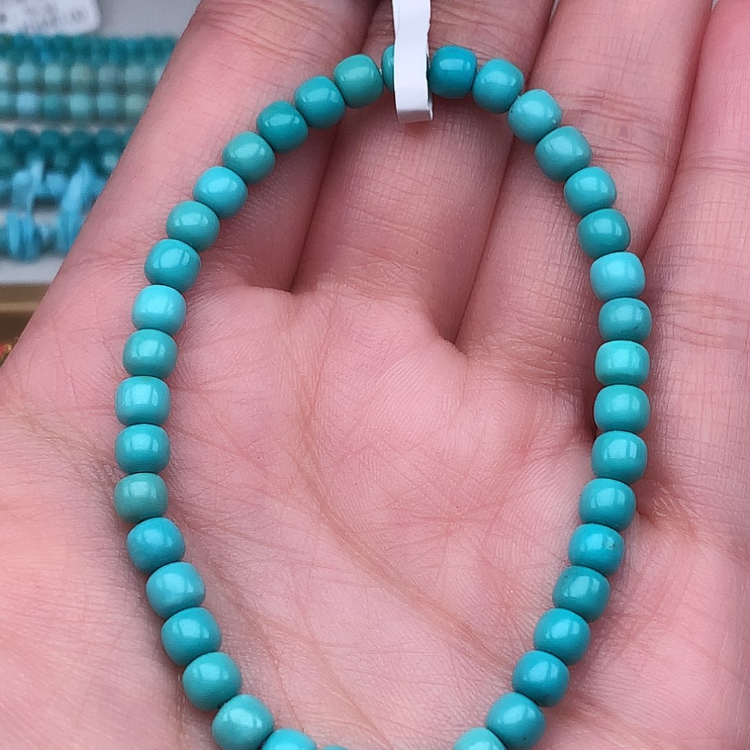 绿松石未镶嵌高瓷高色