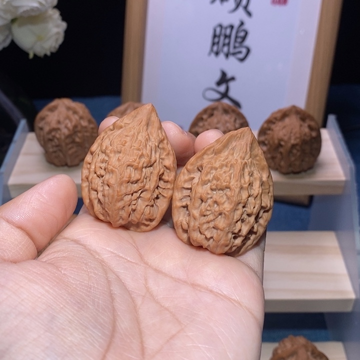 吊坠文玩核桃原树长治官帽