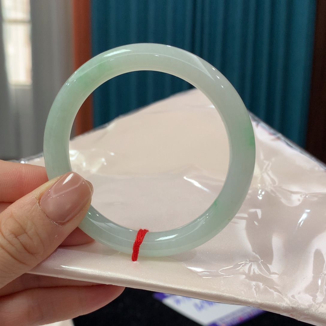 未镶嵌手镯翡翠完美者慎拍 圈口54.1