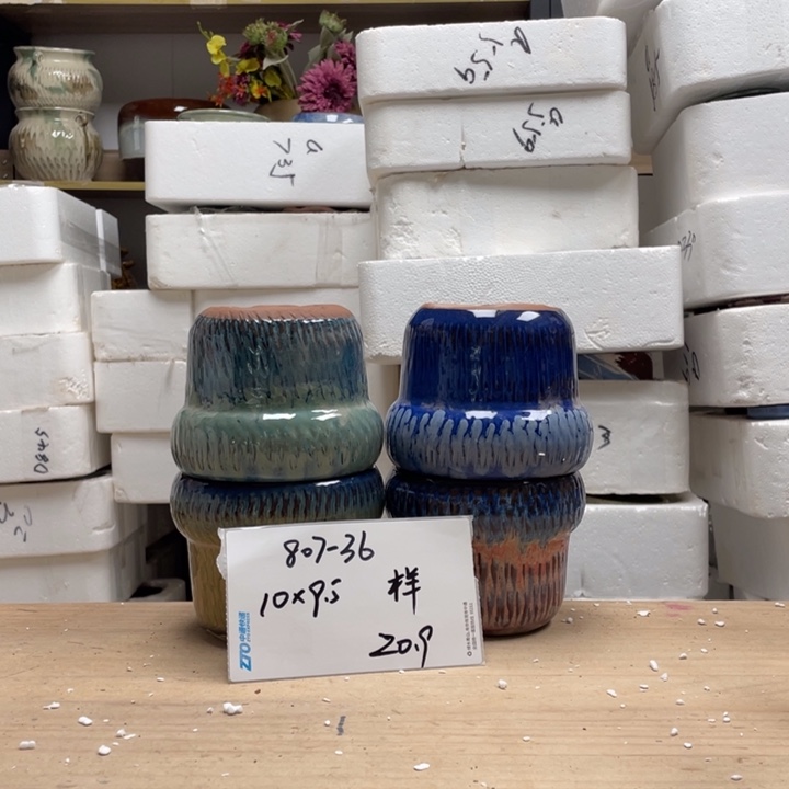 粗陶多肉花盆微瑕36