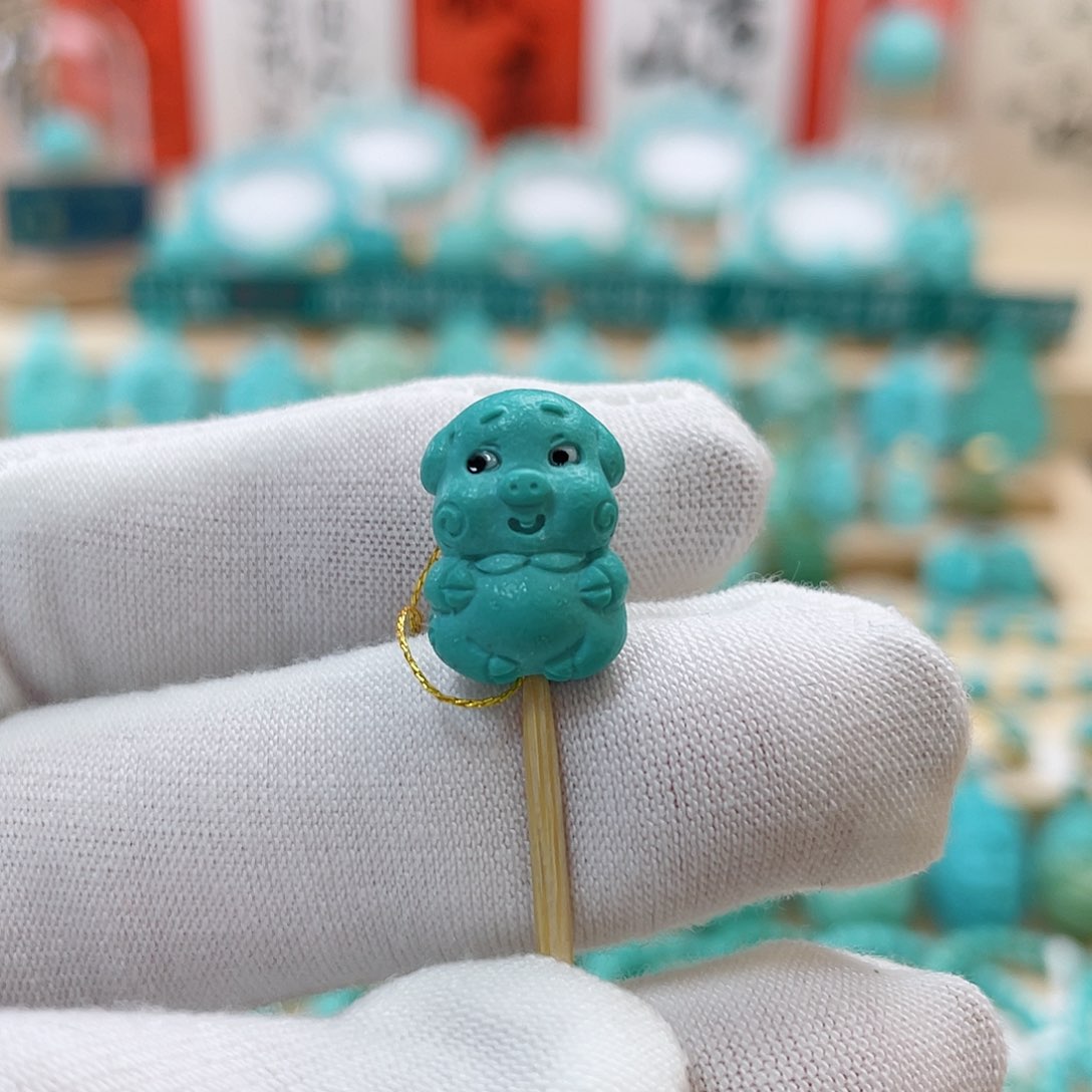 绿松石珠宝奇石未镶嵌