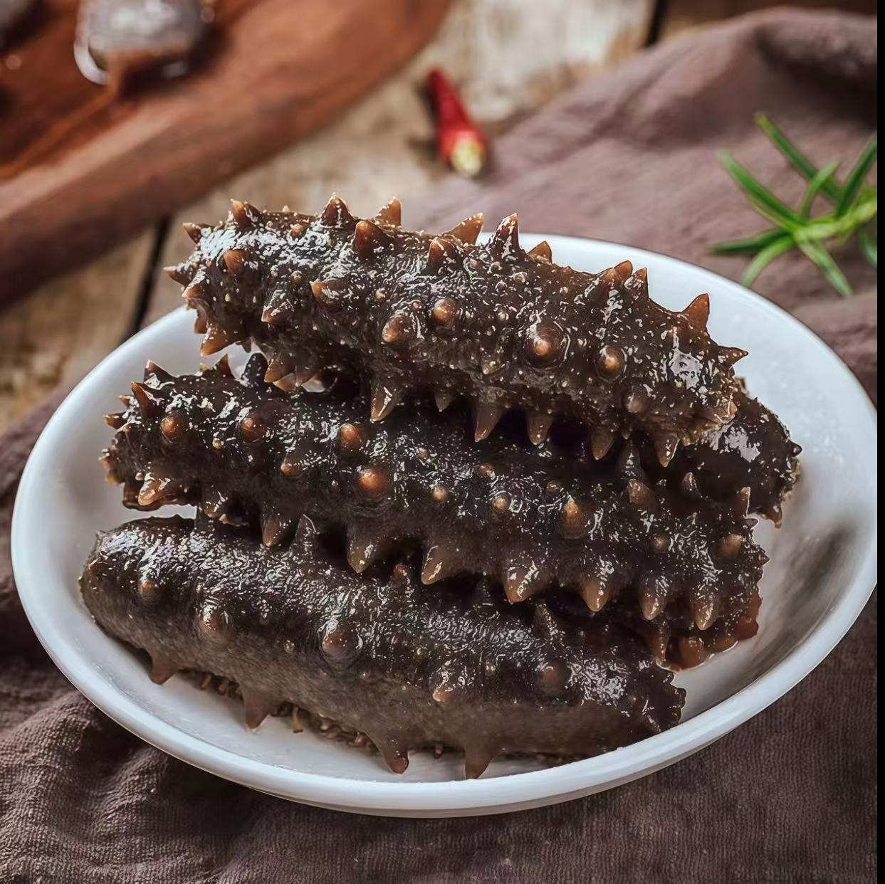 大连即食海参天然深海正宗营养滋补8-10只