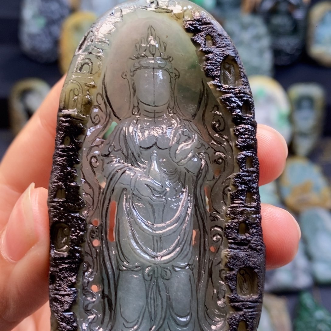 定制翡翠未镶嵌毛坯货定制加工