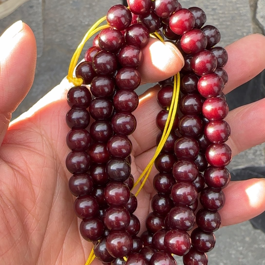 菩提根/象牙果吊坠素串108颗足数