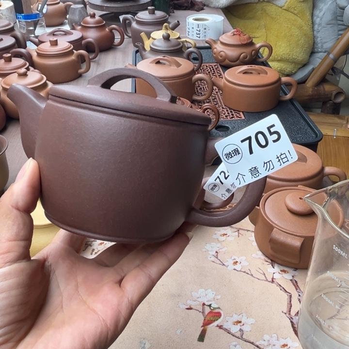 茶壶紫砂紫泥 瑕疵380