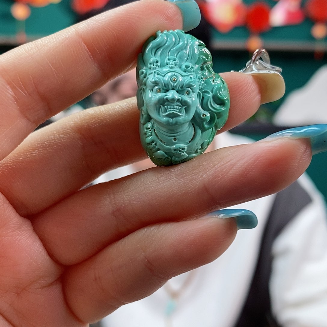 绿松石珠宝奇石未镶嵌