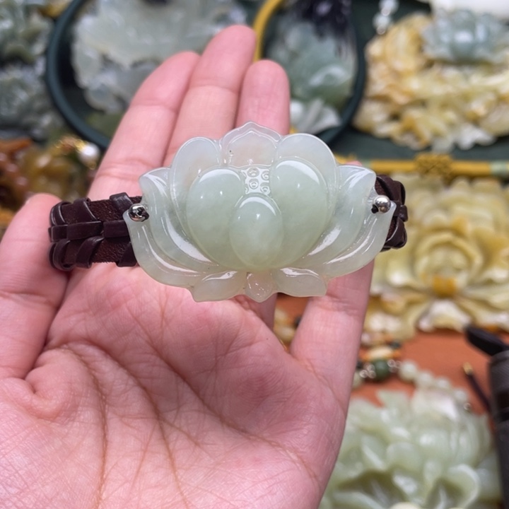 蛇纹石玉手牌合金