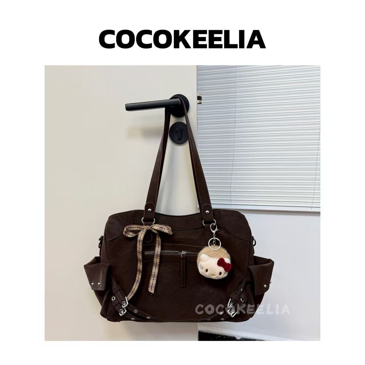 高级感大容量手提包包女款2025秋冬新款时尚通勤麂皮绒单肩托特包