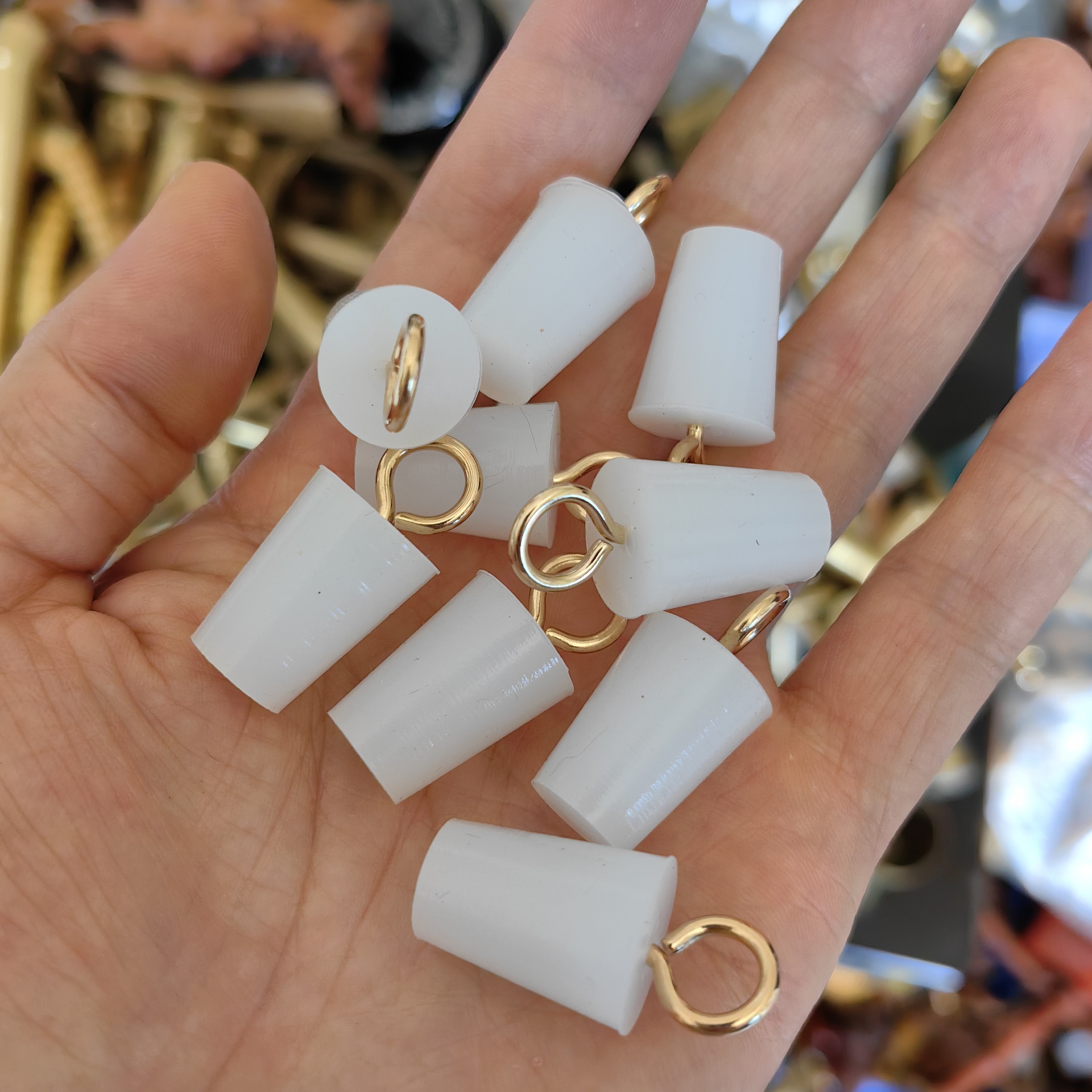 烟杆火口塞.下端外径1.1上端外径1.5公分！锥度三用火口展示用十支