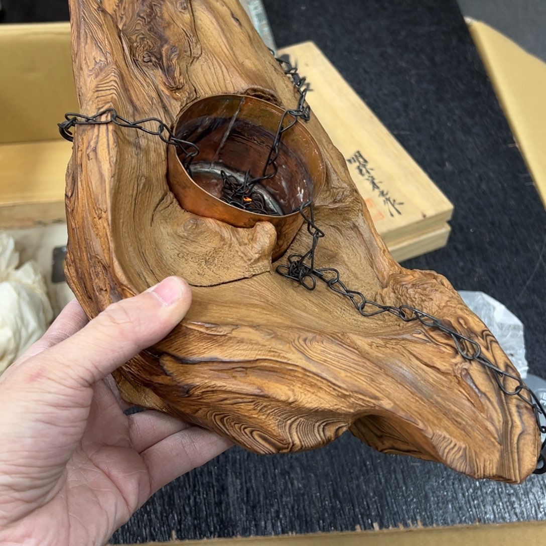 木日本中古工艺品摆件