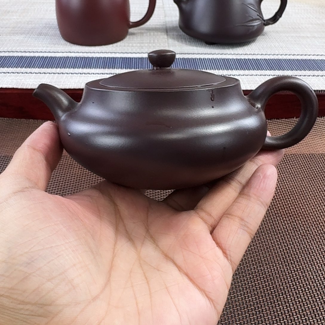 原矿老紫泥桑盘器形