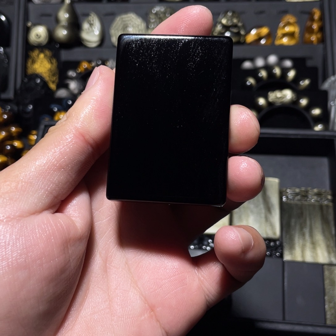 未镶嵌黑曜岩珠宝奇石宸*