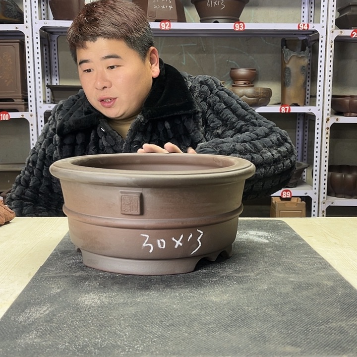 紫砂花盆紫砂等传统