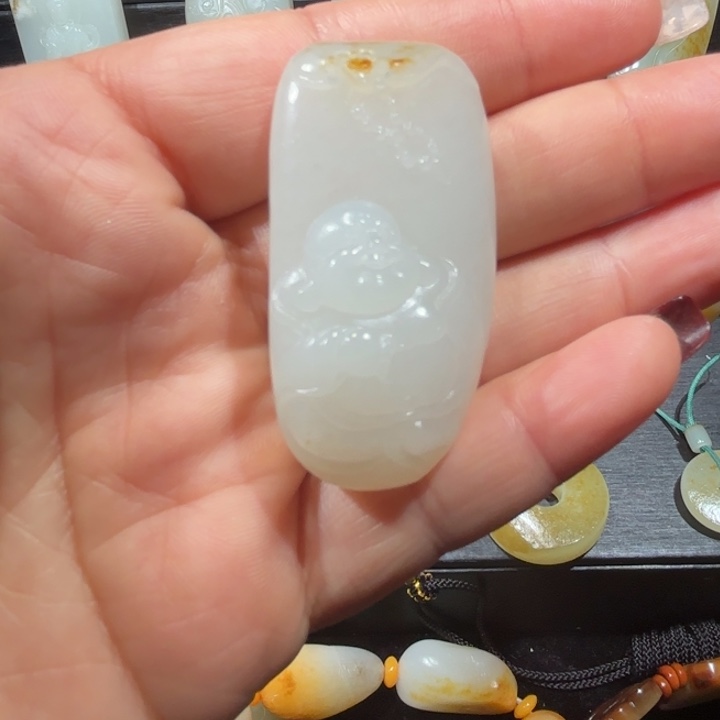 和田玉吊坠(不含链)未镶嵌