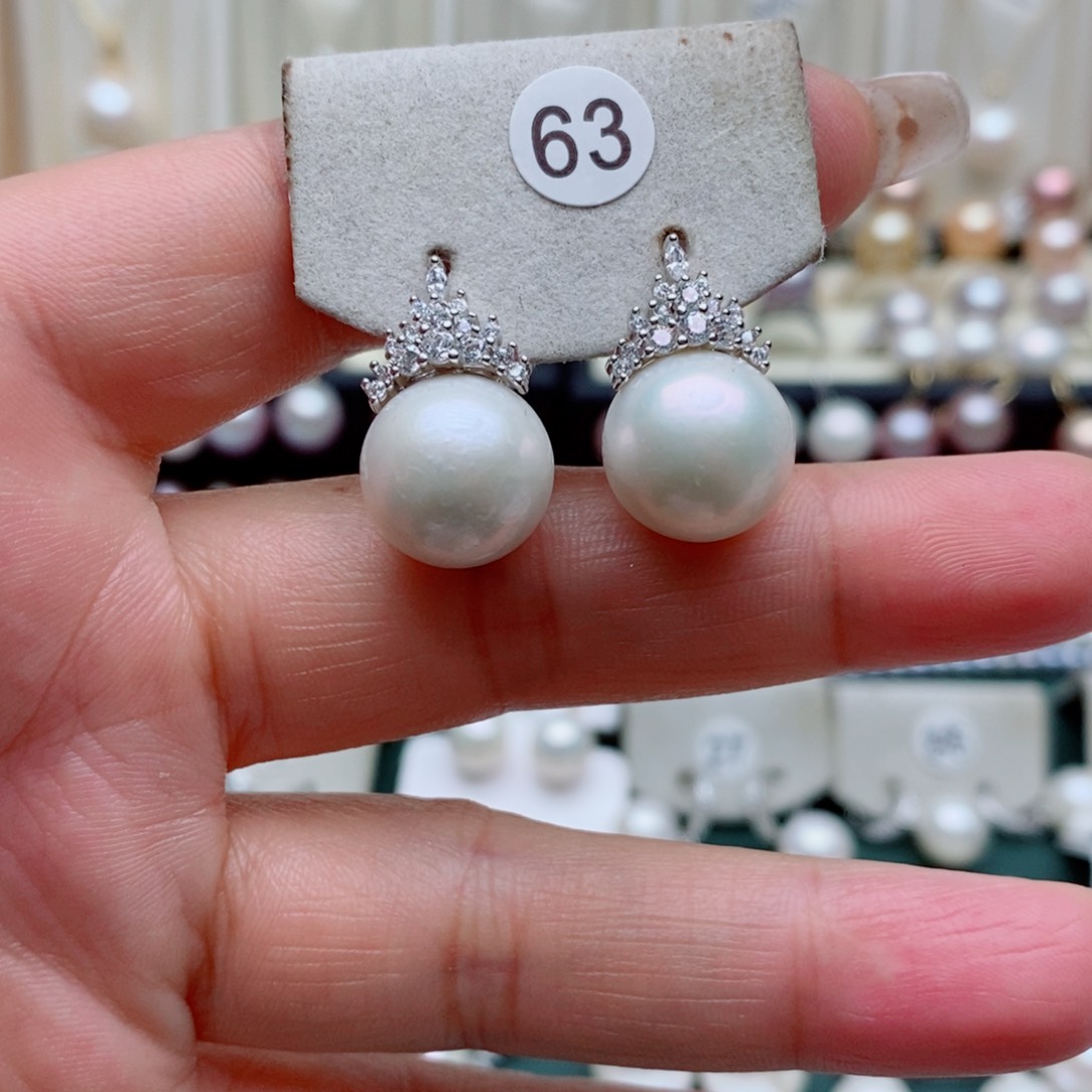 淡水珍珠颈饰银S925镶嵌