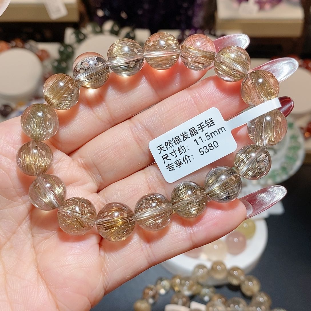 水晶手链未镶嵌银发晶