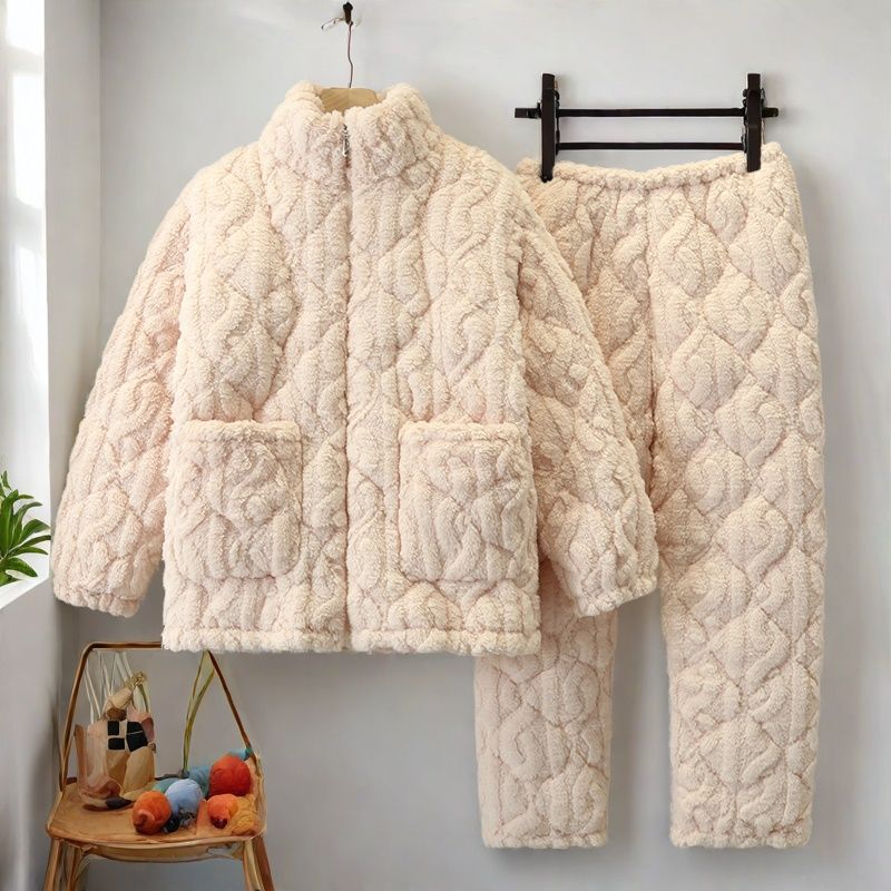 孤品睡衣三层夹棉加厚清仓捡漏（非直播时间勿拍）