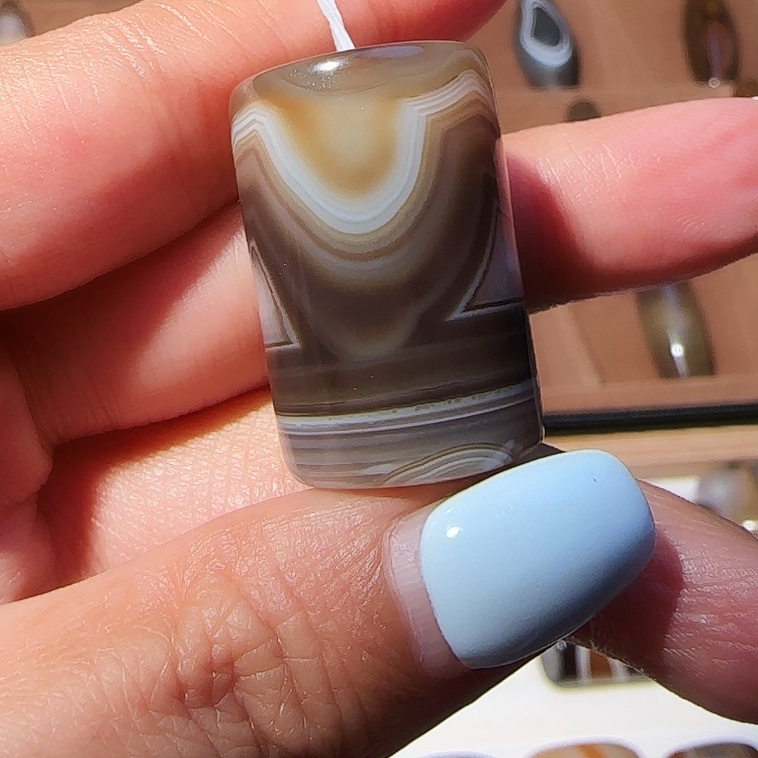 合金颈饰玛瑙/玉髓紫**蓝