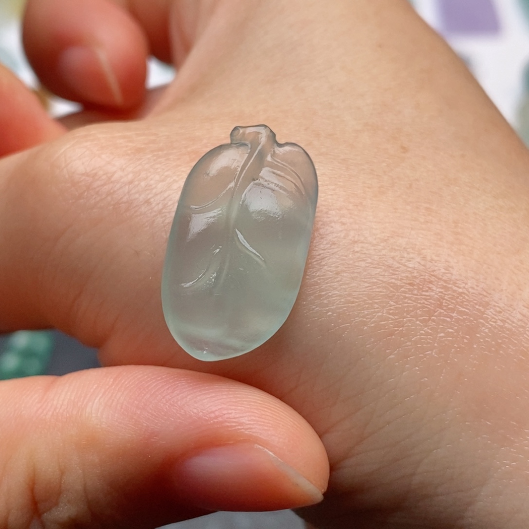 定制翡翠未镶嵌树叶