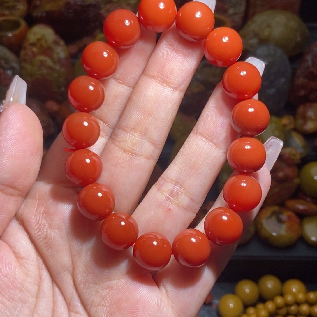 卢***煊玛瑙/玉髓未镶嵌手串