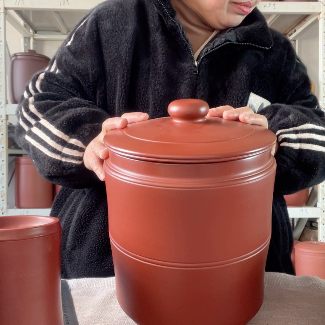 紫砂茶叶罐嘻**娜今天晚上