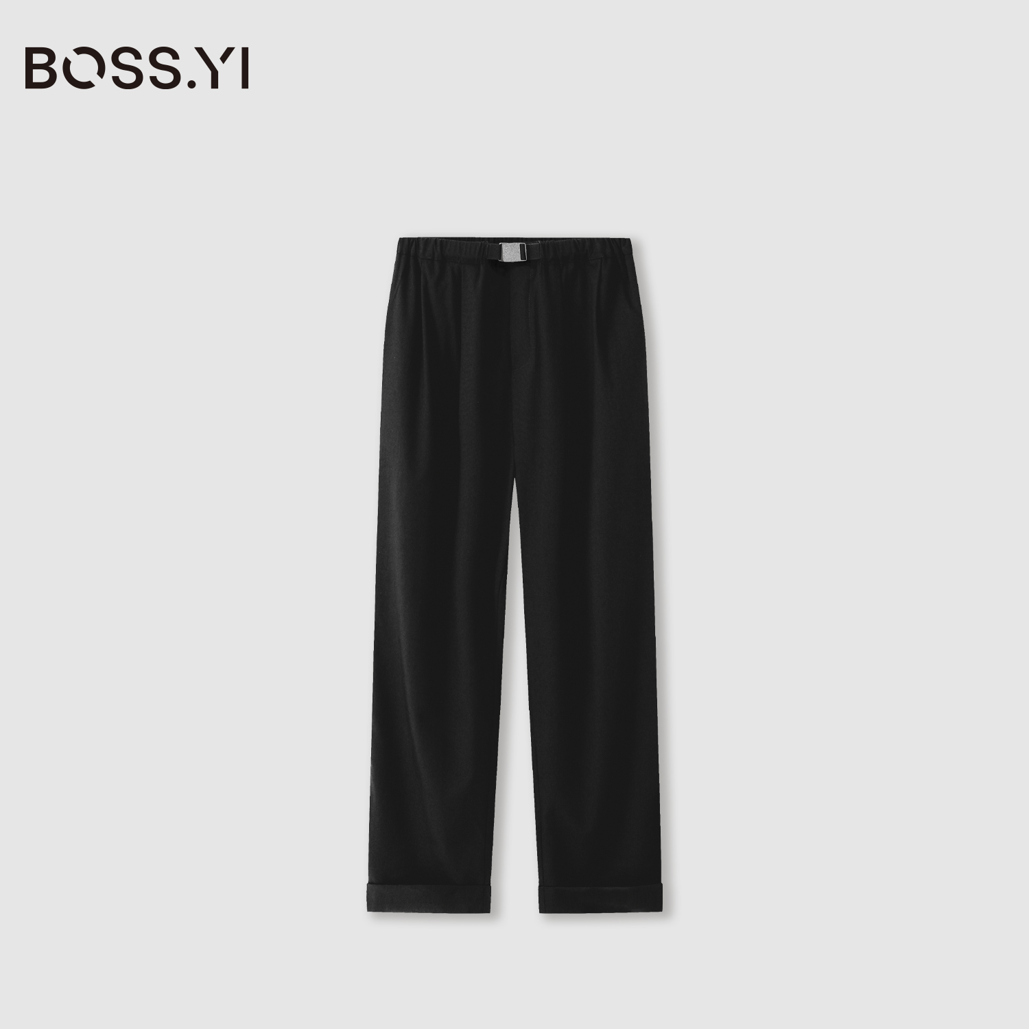 YILAOBAN/衣老板腰带松紧腰休闲长裤TYAW076