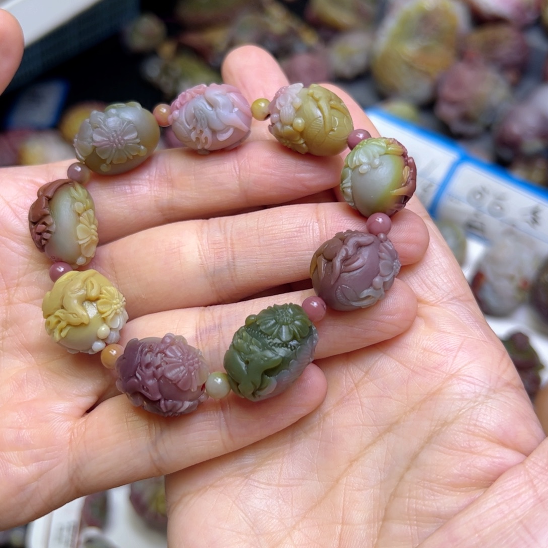 未镶嵌手串玛瑙/玉髓