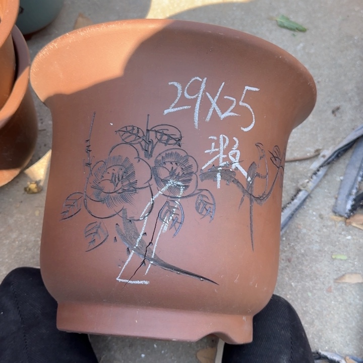 紫砂花盆特价清仓