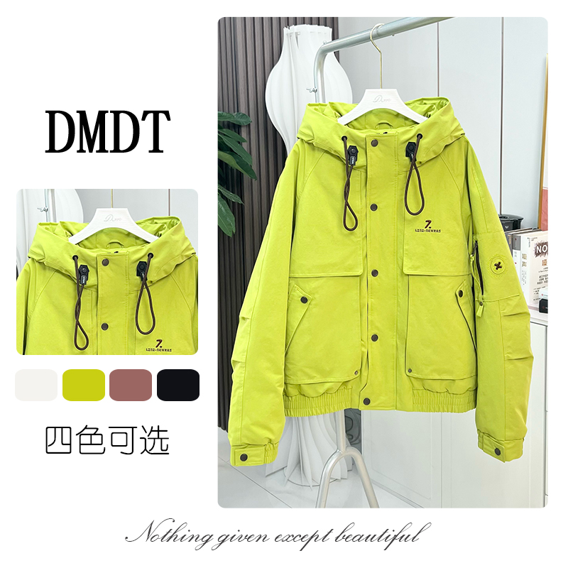 【DMDT服饰】2025冬季新品 “匠心绒耀”连帽情侣款鸭绒潮羽绒服21992