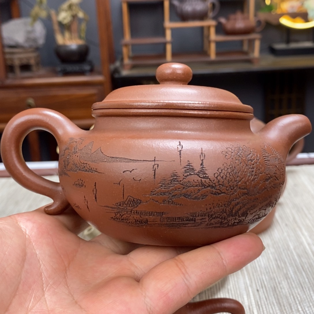 底槽青茶壶容量350毫升