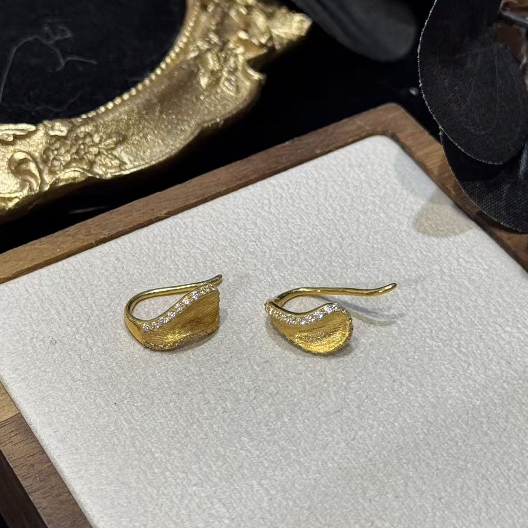 足金999 黄金5G工艺 耳饰