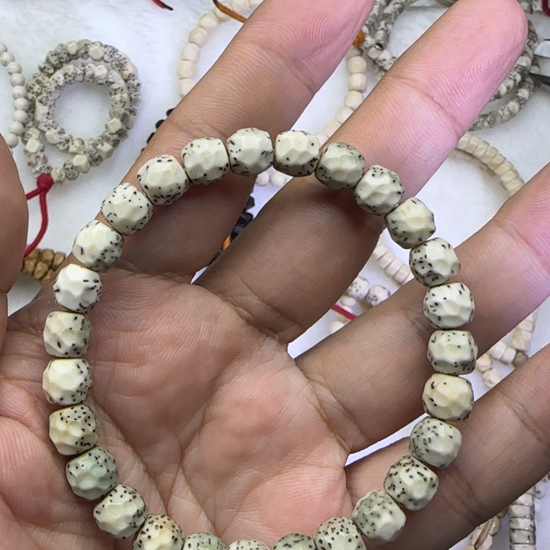 星月菩提吊坠8改大留白手工无相