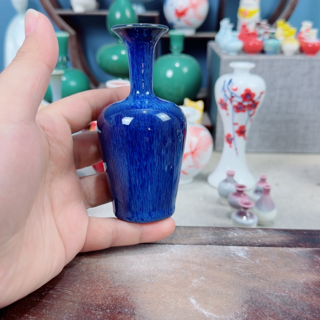 陶瓷手工小花器摆件