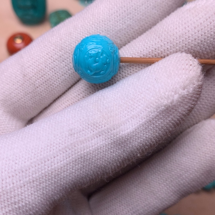 绿松石四神兽12.6未镶嵌