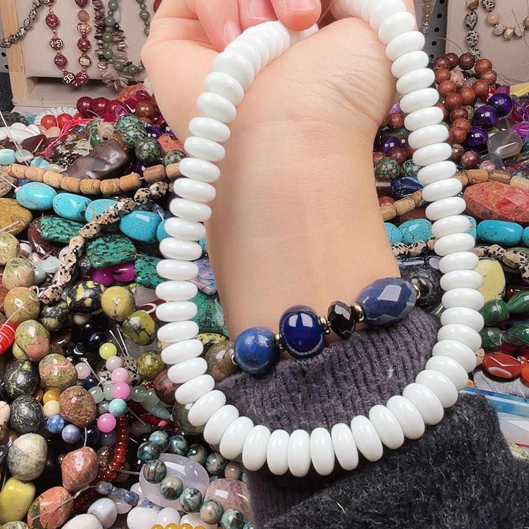 玛瑙/玉髓未镶嵌珠宝半成品瓷白