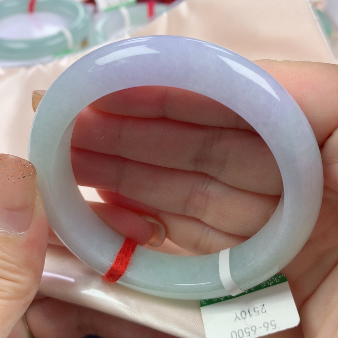 未镶嵌手镯翡翠缅甸天然翡翠56圈