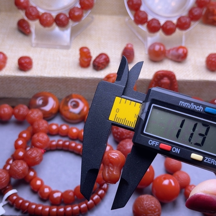 手串未镶嵌南红玛瑙百菜